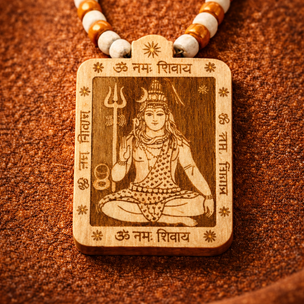 OM Shivay Mala With Free Rudraksha + Jap Counter