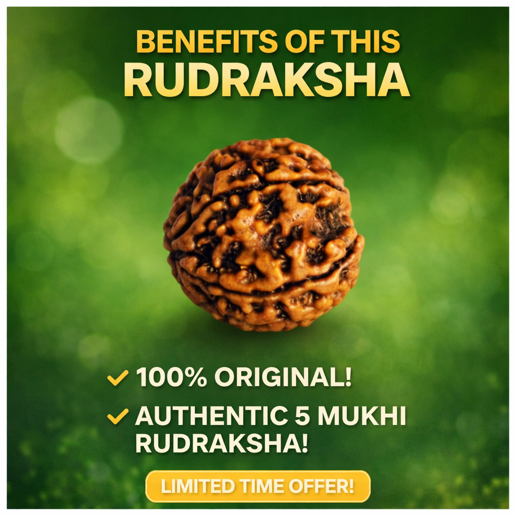 Get Your Free 5 Mukhi Rudraksha